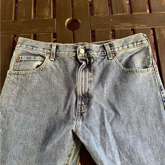 Vintage Levi’s 517 Cowboy Bootcut Denim Jeans (36 x 32) - Picture 3 of 12